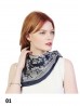 Vintage Style Paisley Print Fashion Square Scarf